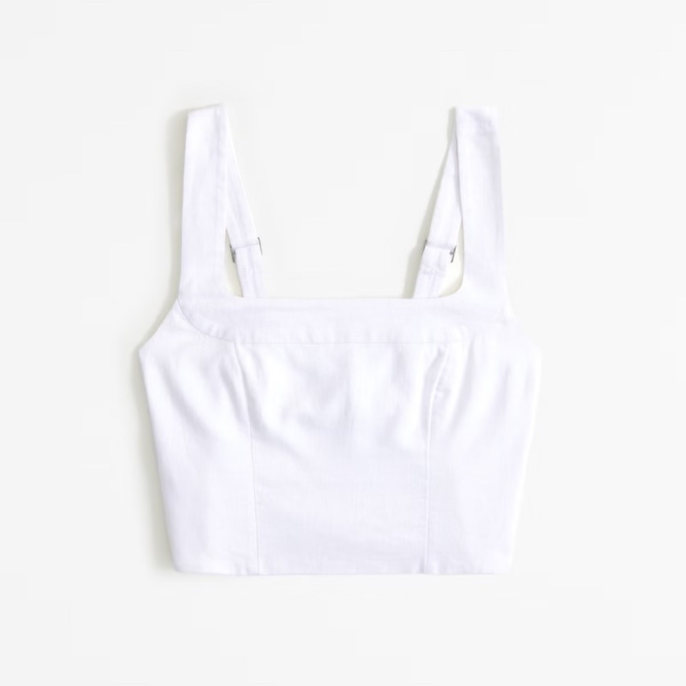 Abercrombie & Fitch Linen Blend Set Top